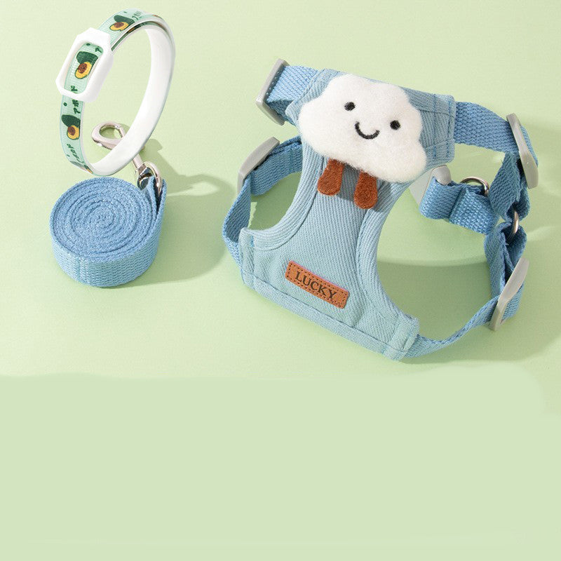 Cat Leash Anti-breakaway Chest Harness