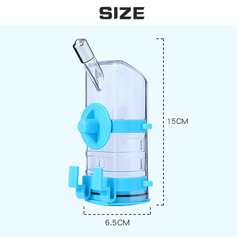 Pet Food Bowl Water Bottle Dispenser