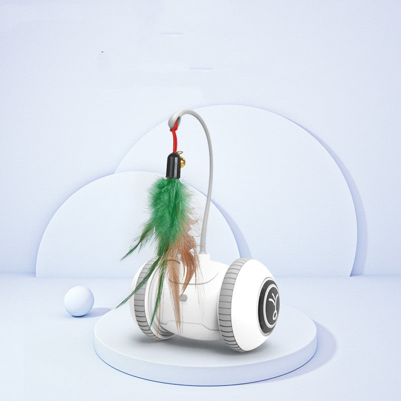 Interactive Cat Toy With Pet Feather Toys