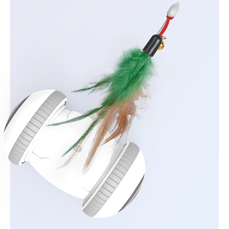 Interactive Cat Toy With Pet Feather Toys