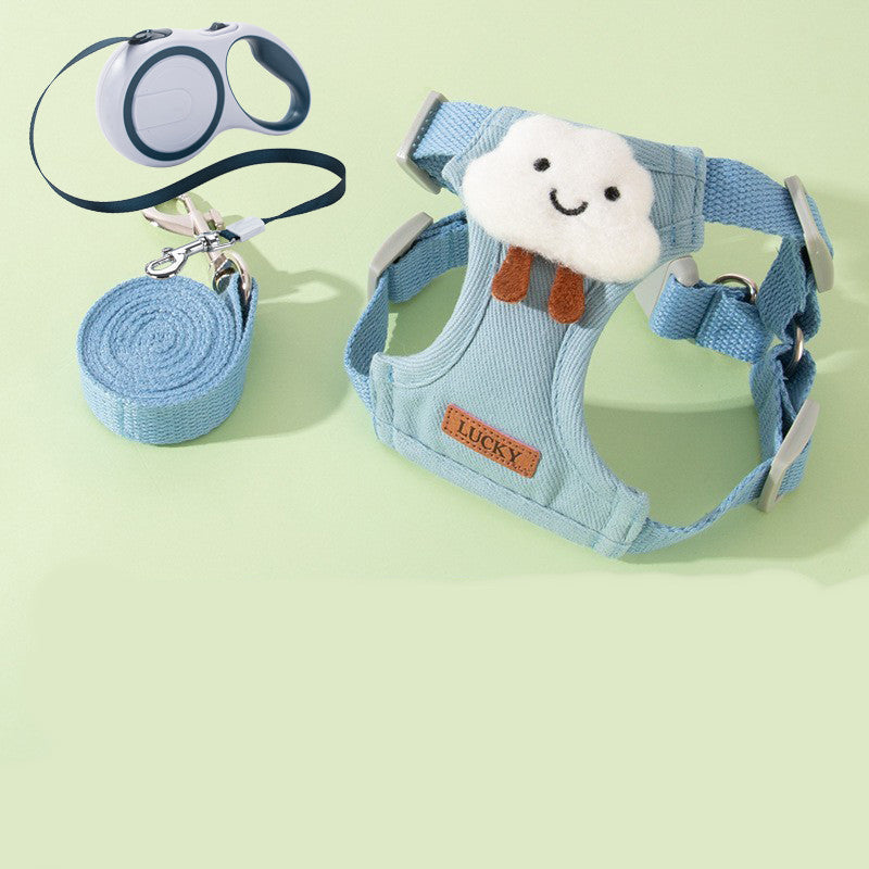 Cat Leash Anti-breakaway Chest Harness