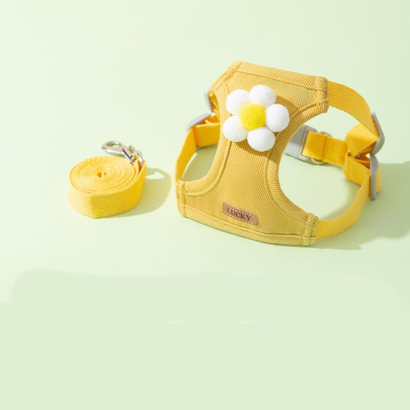 Cat Leash Anti-breakaway Chest Harness