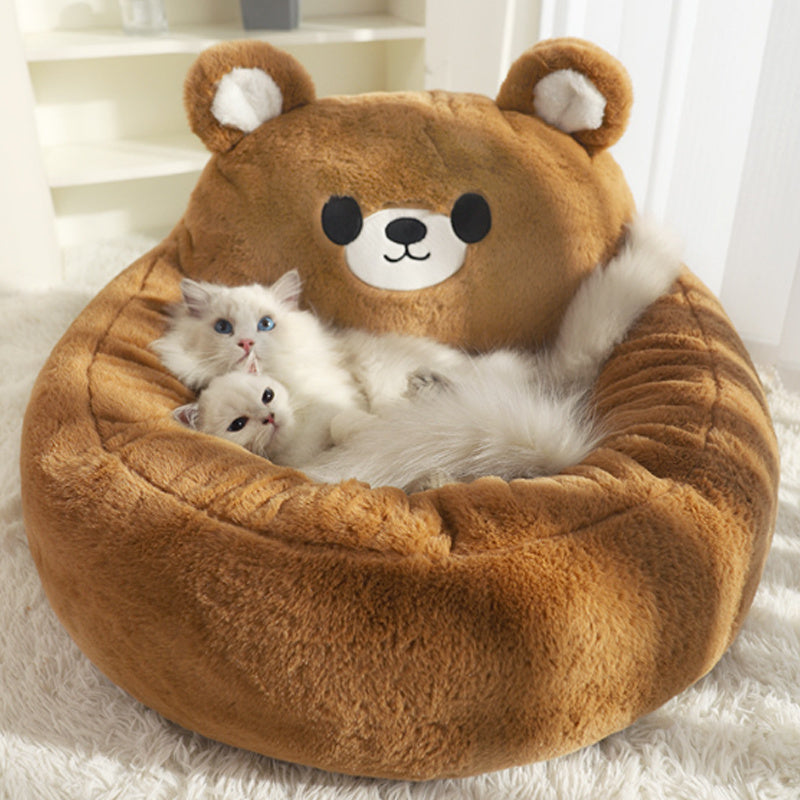Removable Washable Cushioned Pet Bed