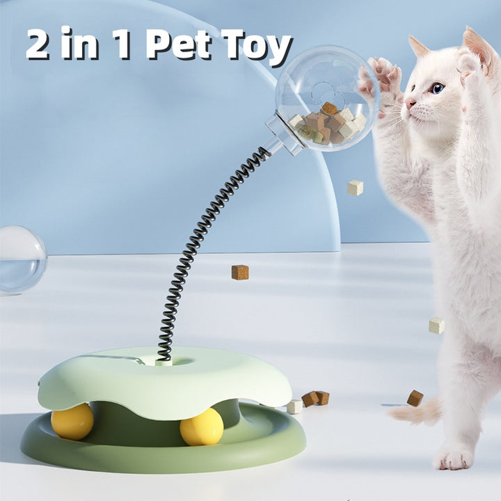 Cat Leakage Food 2 In 1 Toy