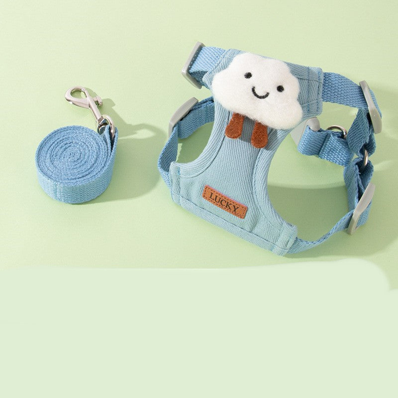 Cat Leash Anti-breakaway Chest Harness