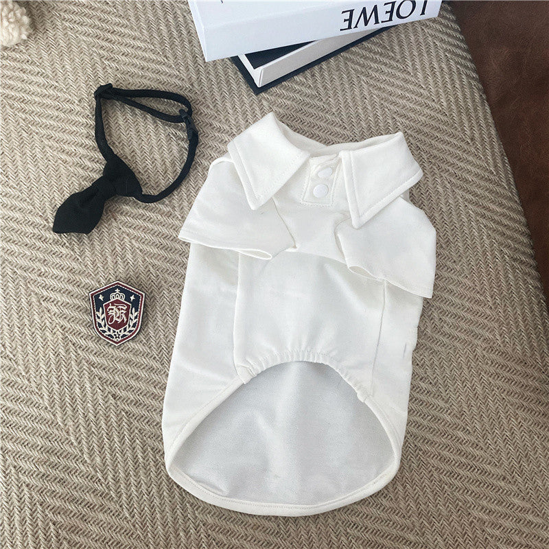 Pet Dress British Plaid Sweater Spring