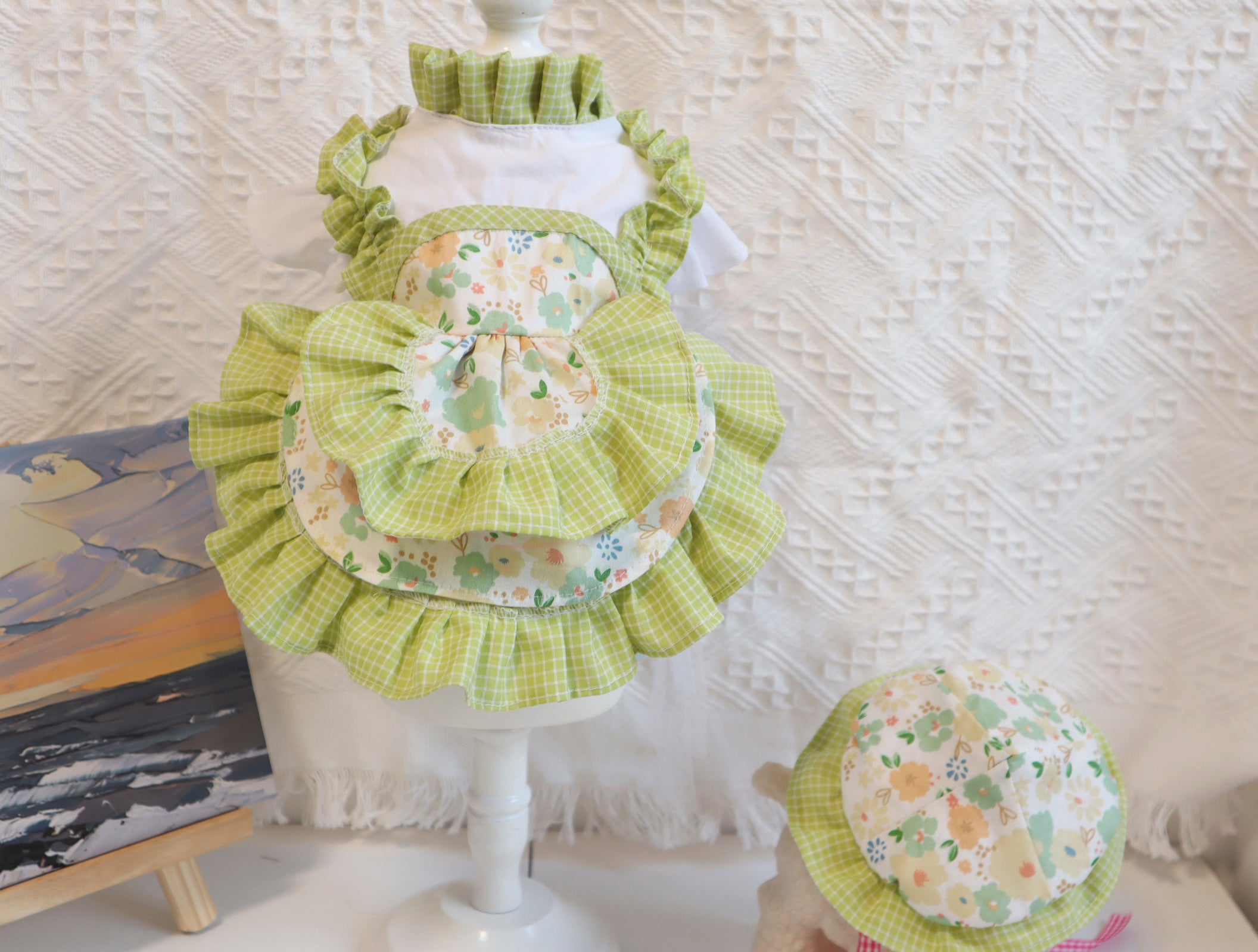 Pet Pumpkin Cake Skirt Thin Cat Sweater