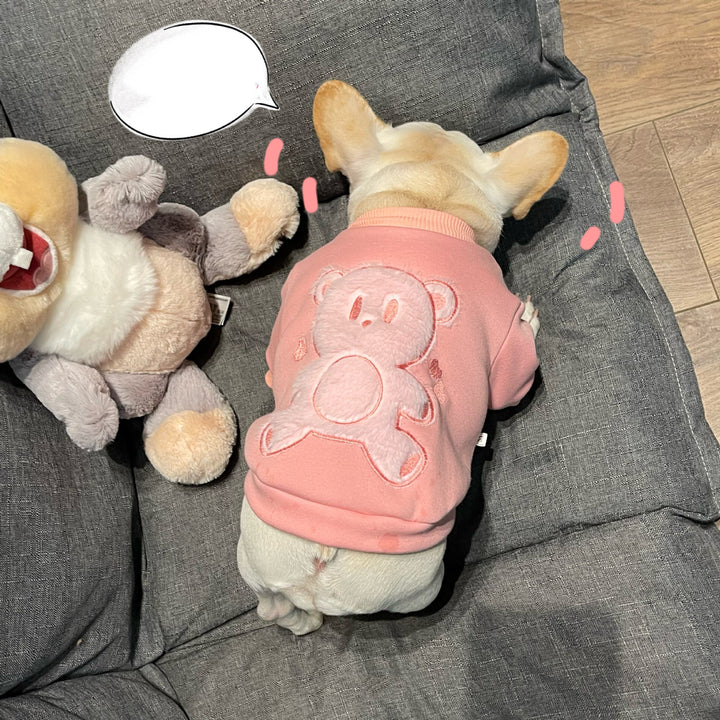 Pet Dog Plush Princess Sweater