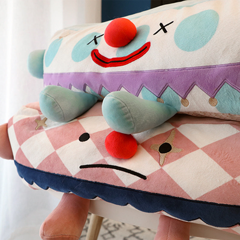 Clown In A Cozy Pet Bed