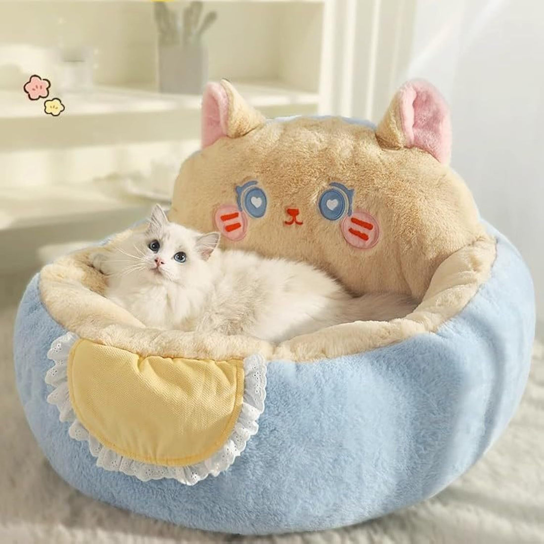 Removable Washable Cushioned Pet Bed