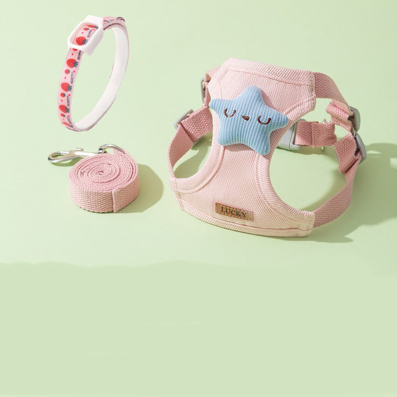 Cat Leash Anti-breakaway Chest Harness