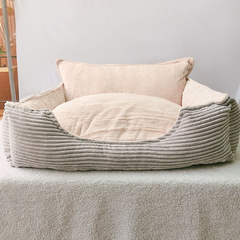 Removable And Washable Plush Dog Bed