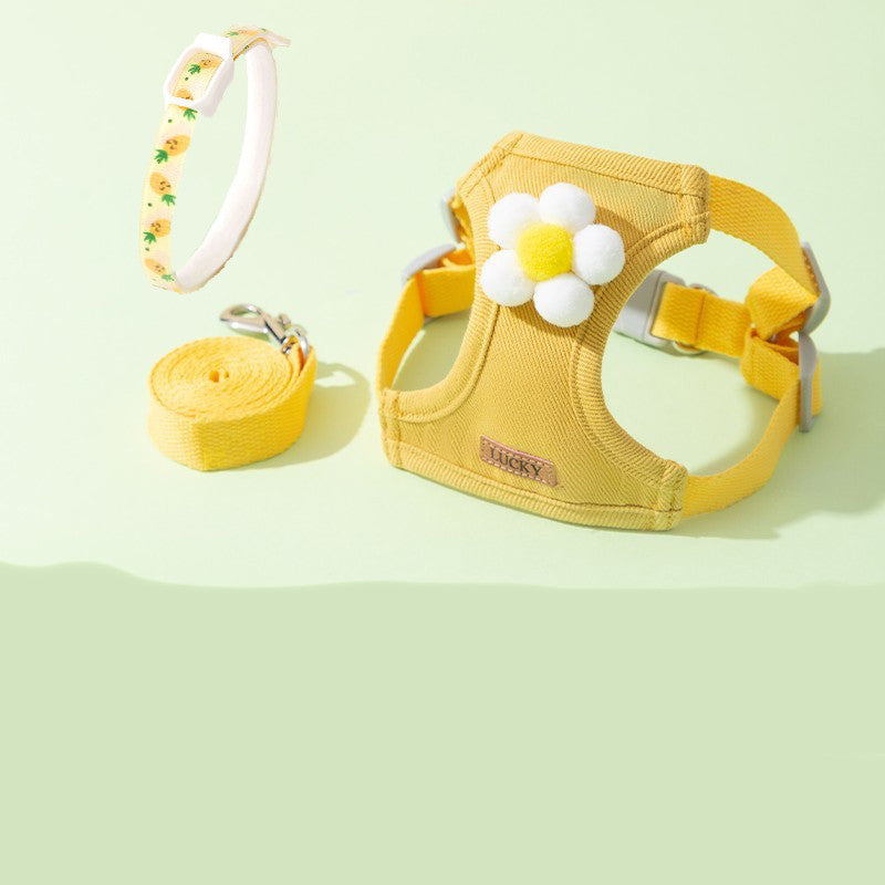 Cat Leash Anti-breakaway Chest Harness