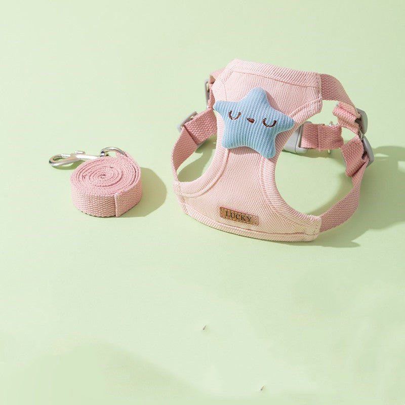 Cat Leash Anti-breakaway Chest Harness