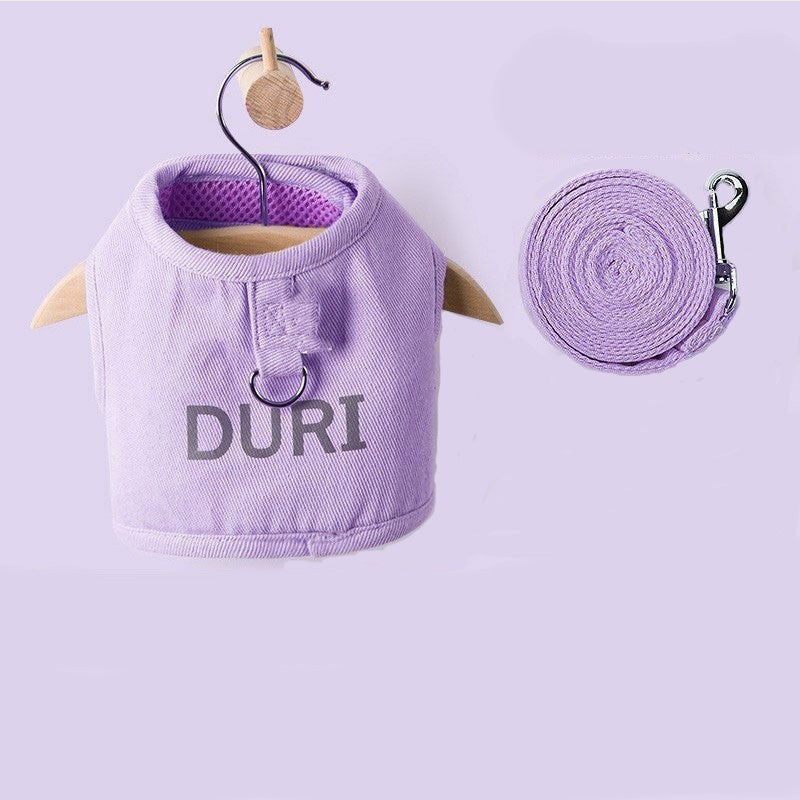 Cat Leash Anti-breakaway Chest Harness