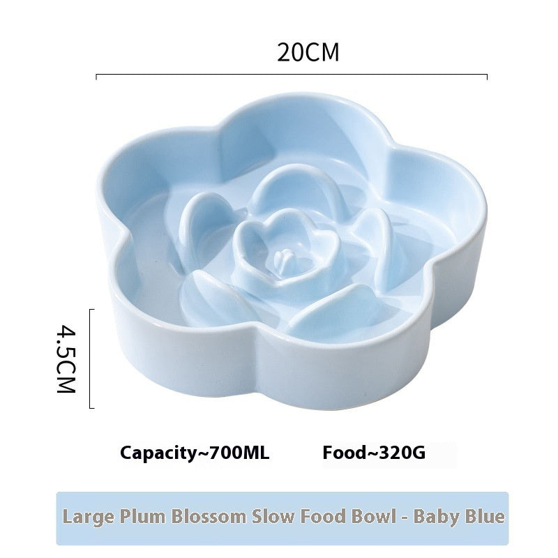 Pet Ceramic Slow Feeding Bowl