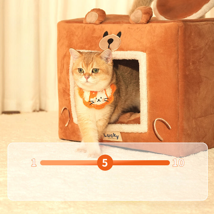 Self Warming Sleeping Washable Bed